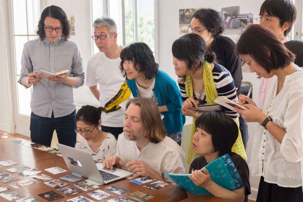 Masterclass in Kyoto during the kyotogrzphie festival, may 2016. Photo Ma Yumi